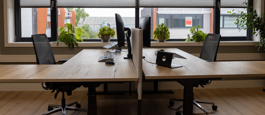Welke kantoortafel past bij een flexwerkplek?